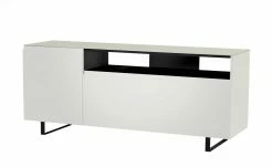TV-Board Nicolo | Weiß / Anthrazit Kufen