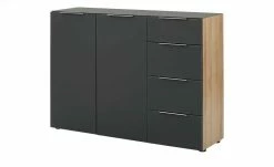 Sideboard Vitreo | Riviera Eiche (Nachbildung) / Anthrazit