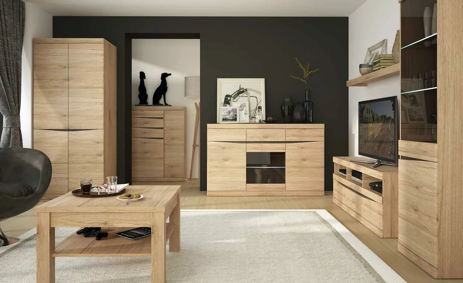 Vitrine Turino | rechts 1 Vitrine Turino | rechts